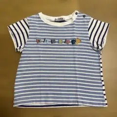 familiar クマ刺繍Tシャツ 90 - メルカリ