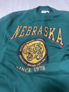 NEBRASKA トレーナー 緑 1978年