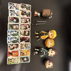 鬼滅の刃 Qposket 炭治郎 善逸フィギュア 消しゴム18個セット