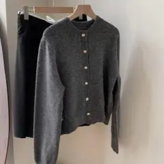 SHEIN カーディガン グレー ニット セーター