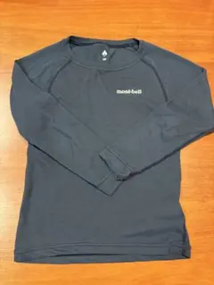 mont-bell キッズ長袖Tシャツ M ダークブルー