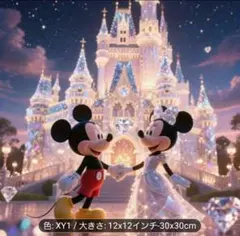 5Dダイヤモンドペインティングキットラウンドダイヤモンドアートセット 30x30