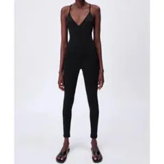 【ZARA/ザラ】キャミソールバックオープンジャンプスーツのサムネイル