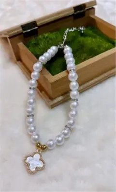 最終値下げ⭐︎accessory⭐︎パールネックレス(Clover)