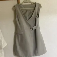 フリーズマートVネック ラップベスト ジレ グレー