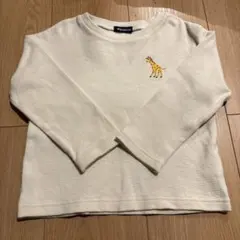 moujonjon 長袖カットソー 100cm キリン刺繍