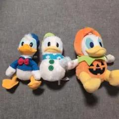 美品　ディズニーリゾート　ストア　ドナルド　ぬいぐるみバッジ　ハロウィン