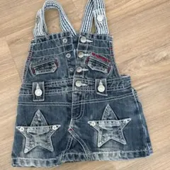 デニム　80 オーバーオール