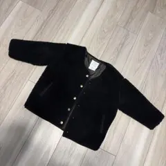 CIAOPANIC TYPY KIDS ボアフリースパイピングノーカラーブルゾン