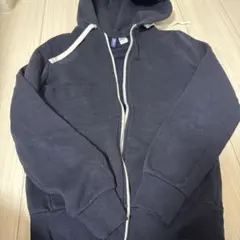 H&Mネイビー ジップアップパーカー