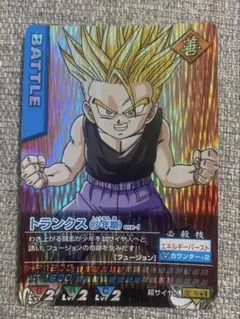 ドラゴンボールデータカードダス　トランクス　少年期