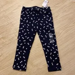 GAP/ギャップ　ネイビー ハート柄 フリース裏地 レギンス