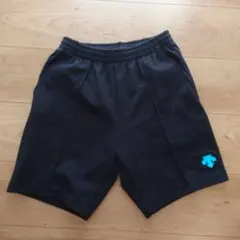 ハーフパンツ　 デサント　ブラック　S バレーボール　プラクティスパンツ