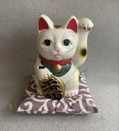 柿沼東光作 江戸木目込み人形 招き猫 (小)金襴B - メルカリ