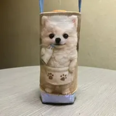 お試し価格　ホット用保冷保温ペットボトルカバー　ポメラニアンちゃん