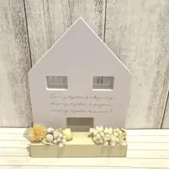 再販！ホワイトインテリア雑貨　おうち　ドライフラワー　木の実