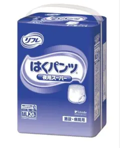 送料無料！リフレ はくパンツ 夜用スーパー MLサイズ20枚入(約6回分吸収)のサムネイル