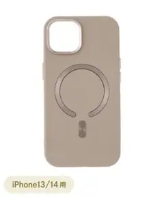 iPhone 13/14用 マグセーフ対応ケース ベージュ　スリーコインズ