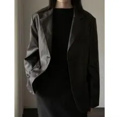 美品〉ohotoro / Loom Black Jacket S - メルカリ