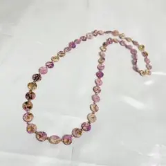 マライカ　ビーズネックレス　ココナッツ風　エスニック