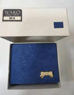 銀座和光WAKOジュエリーボックス ブルー リボン - メルカリ