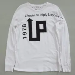 【Diesel】ディーゼル　フロントプリント　ロンT　0291