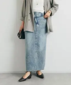 美品☆un dix cors のデニムスカート