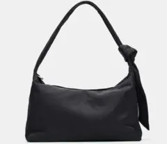 セール【新品メルカリ便】ZARA　ノット ナイロン バケットバッグ
