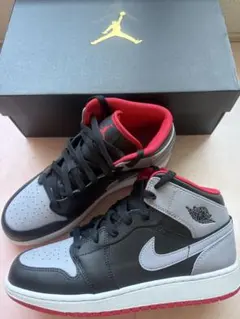 NIKE AIR JORDAN 1 MID GS 25cm 箱あり 試着のみ - メルカリ