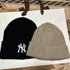 【まとめ売り】ニューヨークヤンキース&UNIQLOニット帽セット