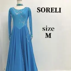 【訳あり・日本製】SORELI 社交ダンス スタンダードドレス ラインストーンのサムネイル
