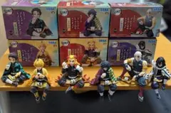 【箱無】鬼滅の刃 プレミアムちょこのせフィギュア 計7体(6体＋破損1体)セット
