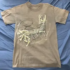 古着 恐竜　化石　博物館　museum Tシャツ