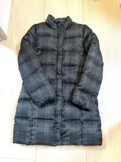 enracine アンラシーネ　ダウンジャケット　グリーン　チェック　L