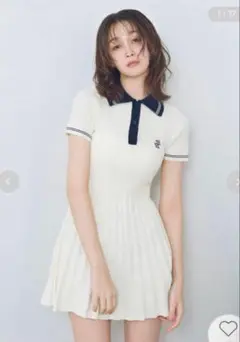 herlipto San Rocco Tweed Knit Dress pink - メルカリ