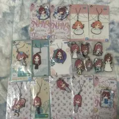 五等分の花嫁 中野三玖 ラバーチャーム ラバーストラップ 19点セット