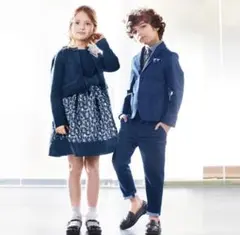 【kids】コムサ・エンジェル　デニムスーツ　セットアップ