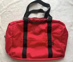 旅行用折りたたみボストンバッグ赤 35L(美品) MILESTO ポケッタブル