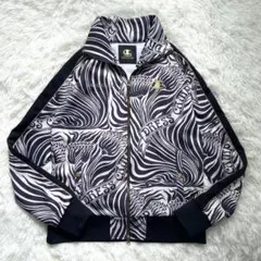希少✨️DRESS CAMP 別注 ゼブラ柄 ジップアッジャケット ゴールド L