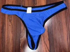 メンズ Tバック ブルー