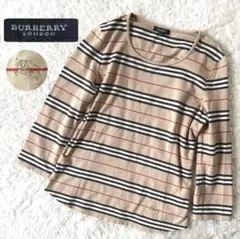超美品　BURBERRY LONDON ストライプカットソー コットン　サイズ2