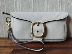 美品　COACH　コーチ　ソーホー　クラッチバッグ　セカンドバッグ　ホワイト