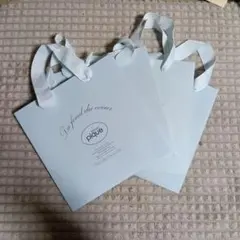 gelato pique ショップ袋 3枚セット 水色