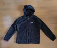 XL 黒　パタゴニア　名品　廃盤モデル　ロスガトス　フード付きフリース　ブラック