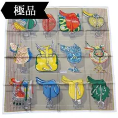☆HERMES カレ90 仕事のいろは シルクスカーフ 職業アルファベット