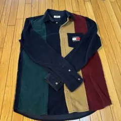 TOMMY JEANS マルチカラー コーデュロイシャツ