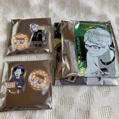 ハイキューアクリルミニフィギュア　月島、山口、ドミノ風アクリルキーホルダー月島