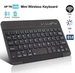 ワイヤレス ミニ キーボード 10inchサイズ Bluetooth タブレットのサムネイル
