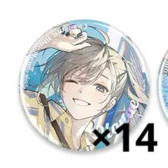 Blue Memories 叶 缶バッジ 14点セット