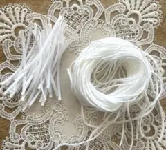 マスク用ノーズワイヤー　マスク用ゴム　ダブルガーゼ